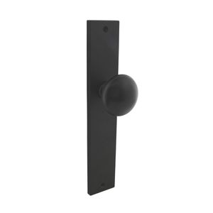 Intersteel Knopschild 245x45 mm blind zwart