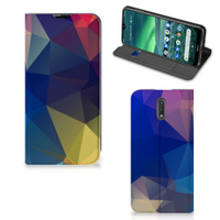 Nokia 2.3 Stand Case Polygon Dark - thumbnail