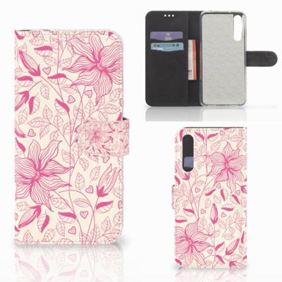 Huawei P20 Pro Hoesje Pink Flowers
