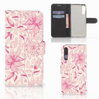 Huawei P20 Pro Hoesje Pink Flowers