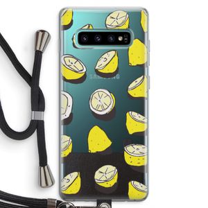 When Life Gives You Lemons...: Samsung Galaxy S10 Plus Transparant Hoesje met koord
