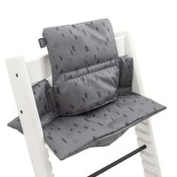 Jollein Babystoelkussen voor meegroeistoel Spot stormgrijs - thumbnail