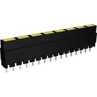 Signal Construct ZALS 081 LED-matrix 8-voudig Geel (l x b x h) 40.8 x 3.7 x 9 mm