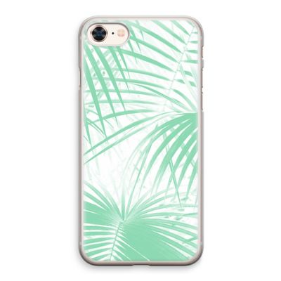 Palmbladeren: iPhone 8 Transparant Hoesje
