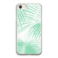 Palmbladeren: iPhone 8 Transparant Hoesje
