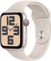Apple Watch SE (2022) 4G 44mm Starlight Aluminium Sportband M/L Smartwatch