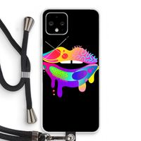 Lip Palette: Pixel 4 Transparant Hoesje met koord