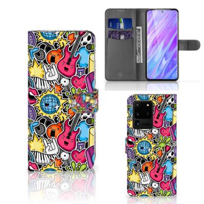 Samsung Galaxy S20 Ultra | Wallet Case | met Pasjes | Punk Rock