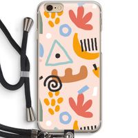 Abstract: iPhone 6 / 6S Transparant Hoesje met koord
