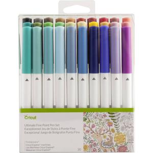 Cricut 2004060 viltstift Fijn Zwart, Blauw, Groen, Magenta, Rood, Turkoois, Geel 30 stuk(s)