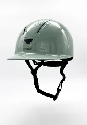 Visolde Paardrijcap lichtgroen maat:s-m
