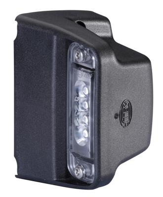 HELLA License plate lights lateral attachment