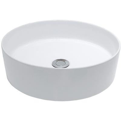 Wiesbaden Link Waskom Rond - 40x12cm - Keramiek - Mat Wit
