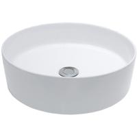 Wiesbaden Link Waskom Rond - 40x12cm - Keramiek - Mat Wit