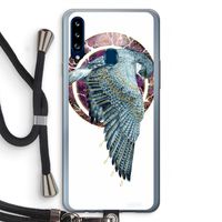 Golden Falcon: Samsung Galaxy A20s Transparant Hoesje met koord Golden Falcon: Samsung Galaxy A20s Transparant Hoesje met koord