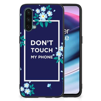 OnePlus Nord CE 5G | Telefoon Hoesje | Flowers Blue DTMP