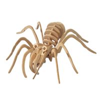 Houten 3D puzzel tarantula spin 23 cm   - - thumbnail