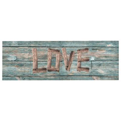 VidaXL Keukenmat wasbaar love 60x300 cm