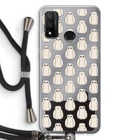 Uilen: Huawei P Smart (2020) Transparant Hoesje met koord