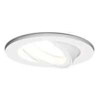 Dublin LED inbouwspot - 4 Watt 345 Lumen - 6500K Daglicht wit - GU10 - Dimbaar - Rond - Kantelbaar - IP20 waterdicht - Wit
