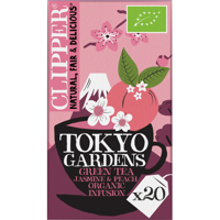 Clipper Tokyo Gardens Green Tea Jasmine & Peach 20 Stuks 40 g bij Jumbo