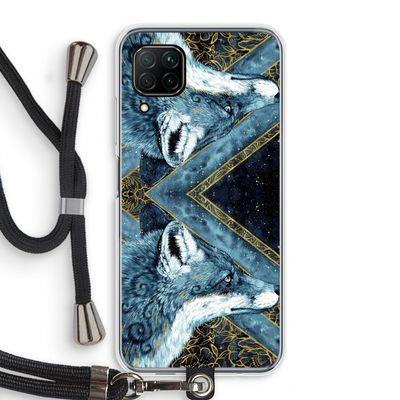 Golden Fox: Huawei P40 Lite Transparant Hoesje met koord