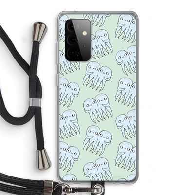 Octopussen: Samsung Galaxy A72 5G Transparant Hoesje met koord
