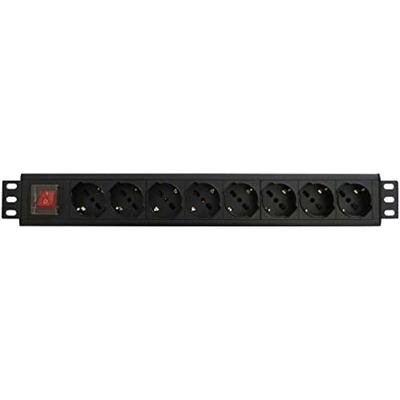 Strip 8 Tomas Schuko WP WPN-PDU-G01-08 Zwart