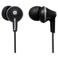 Panasonic RP-HJE125E-K hoofdtelefoon/headset Hoofdtelefoons Bedraad In-ear Muziek Zwart - thumbnail