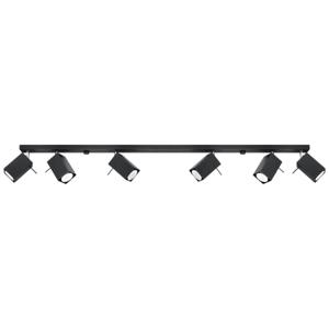 Plafondlamp MERIDA 6L zwart