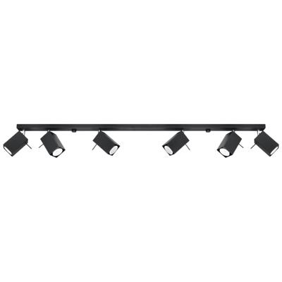 Plafondlamp MERIDA 6L zwart