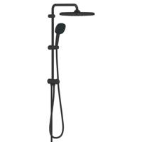 GROHE Vitalio Comfort 250 Quickfix Regendoucheset - 25cm - hoofddouche - vierkante handdouche - 2 straalsoorten - matte black 266982431