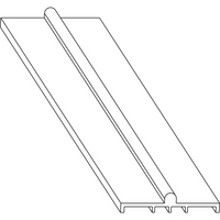 Hs. looprail laag geboord l=6500mm