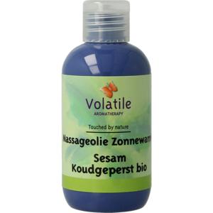Volatile massageolie sesam zonnewarmte