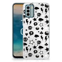 Silicone Back Case Nokia G22 Silver Punk