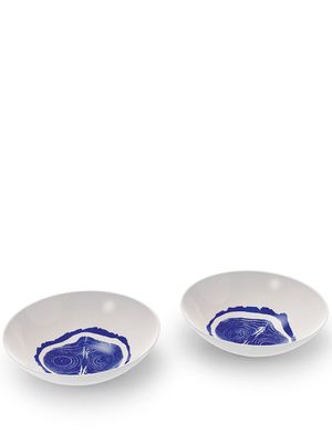 Cassina lot d'assiettes Tronc - Blanc