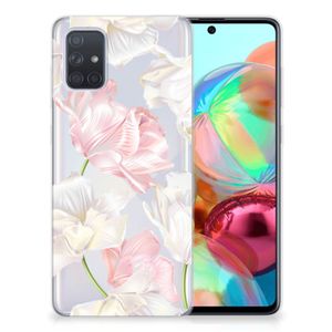 Samsung Galaxy A71 TPU Case Lovely Flowers