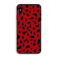 Red Leopard: iPhone XS Biologisch afbreekbaar hoesje
