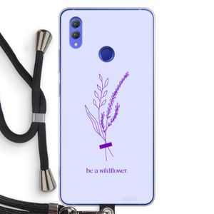 Be a wildflower: Honor Note 10 Transparant Hoesje met koord
