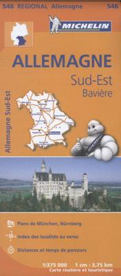 Michelin Wegenkaart 546 Duitsland Zuidoost - Beieren (Paperback)