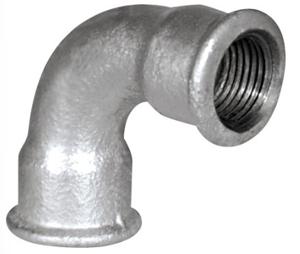Kirchhoff Bocht van smeedbaar ijzer 90°, verzinkt, 3/4"IT, (2a) - 989682055