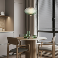 Lyora HanglampAora ovaal groen glas - 9191249