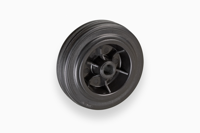 Metafranc Wiel Rubber 100Mm Pvc Zw W - WU0810060