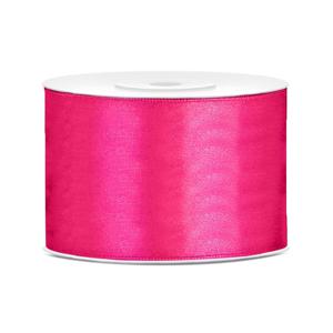 Satijn sierlint/cadeaulint - roze - 5 cm x 25 meter - Inpakken - Versieren - Decoratie