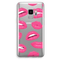 Bite my lip: Samsung Galaxy S9 Transparant Hoesje