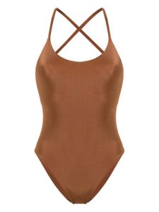 LIDO maillot de bain à brides croisées - Marron