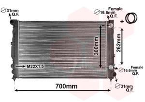 Van Wezel Radiateur 03002125