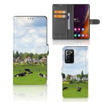 Samsung Galaxy Note20 Ultra | Telefoonhoesje | Met pasjeshouder | Koeien