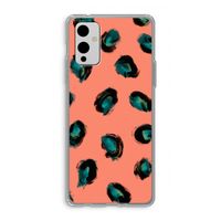 Pink Cheetah: OnePlus 9 Transparant Hoesje