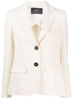 Lorena Antoniazzi blazer cintré à simple boutonnage - Blanc